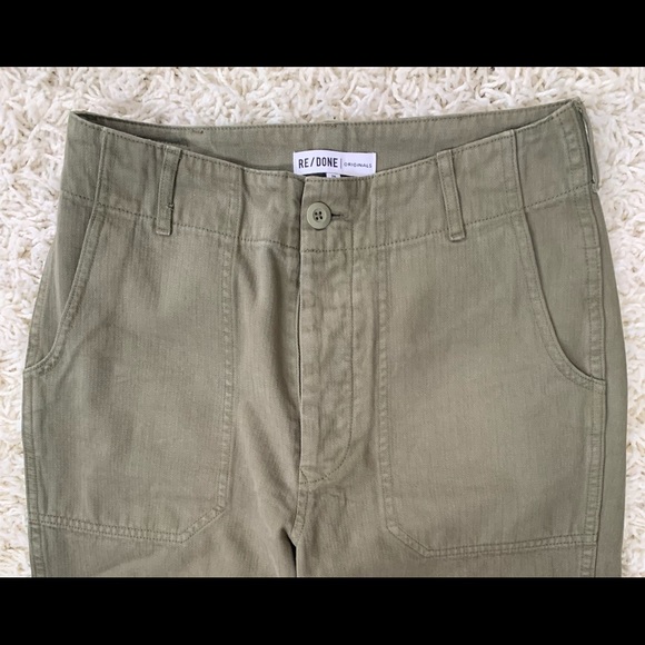 Re/Done 50s Military Trousers Army Pants - Picture 4 of 7
